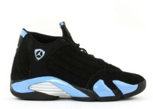 JORDAN RETRO 14 'BLACK UNIVERSITY BLUE'