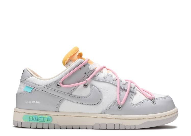 Sb Dunk Low Off-white Lot 09 Of 50 Réplica