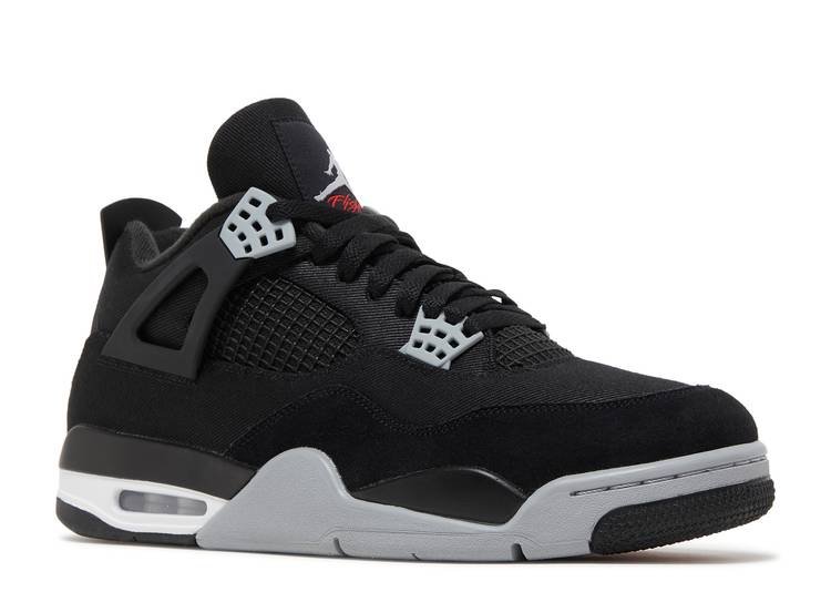 JORDAN RETRO 4 'BLACK CANVAS' - Imagen 2