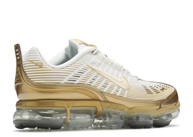 Air Vapormax 360 White Metallic Gold Réplica
