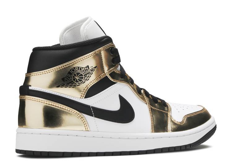 Air Jordan 1 Mid Metallic Gold Réplica