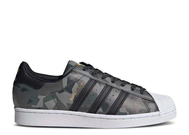 Adidas Superstar Black Gold Camo Réplica