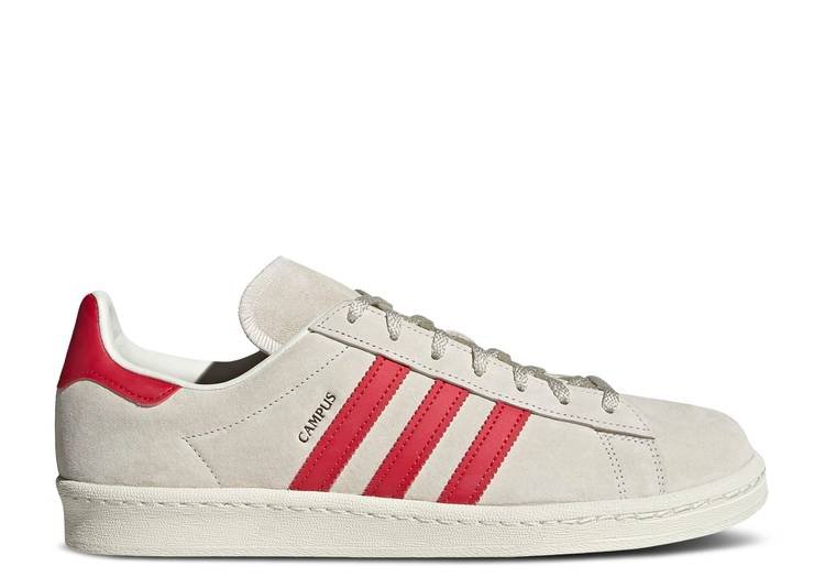 Adidas Campus Off White Collegiate Red Réplica