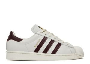 ADIDAS SUPERSTAR 'OFF WHITE MAROON'