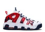 Air More Uptempo Red Navy Camo Réplica