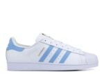 Adidas Superstar White Light Blue Réplica