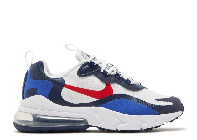 Air Max 270 React White Midnight Navy Réplica