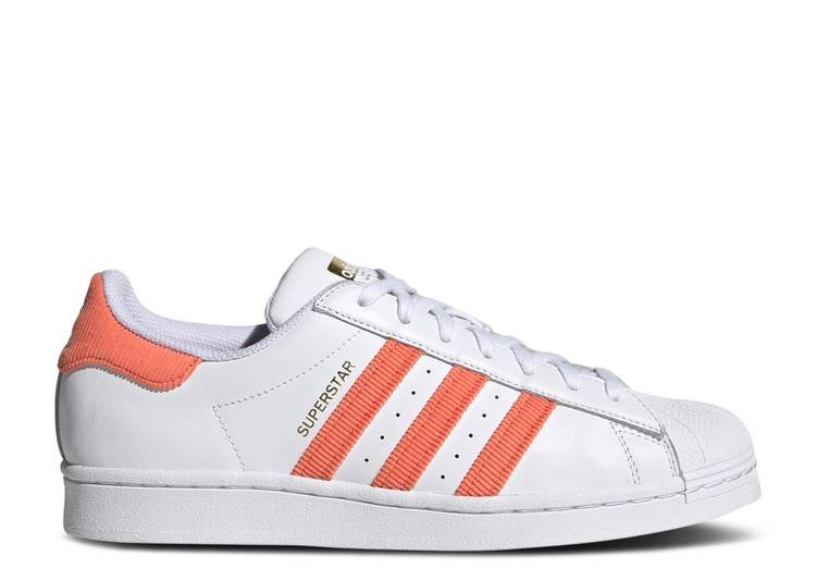 Adidas Superstar White True Orange Réplica