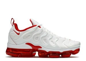 AIR VAPORMAX PLUS 'WHITE UNIVERSITY RED'