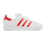 Adidas Superstar White Vivid Red Réplica