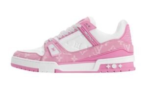LOUIS VUITTON TRAINER SNEAKER MONOGRAM PINK