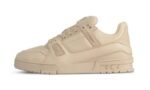 Louis Vuitton Trainer Sneaker Light Brown Réplica