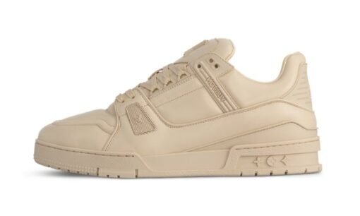 Louis Vuitton Trainer Sneaker Light Brown Réplica
