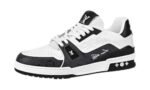 LOUIS VUITTON TRAINER SNEAKER WHITE BLACK