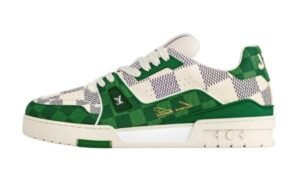 LOUIS VUITTON TRAINER SNEAKER WHITE GREEN