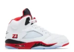 Jordan Retro 5 Fire Red - Black Tongue Réplica