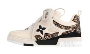LOUIS VUITTON SKATE SNEAKER BEIGE BLACK