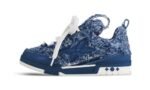 Louis Vuitton Skate Sneaker Denim Blue Réplica