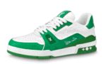 Louis Vuitton Trainer Sneaker White Green Réplica
