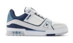 Louis Vuitton Trainer Sneaker White Navy Blue Réplica