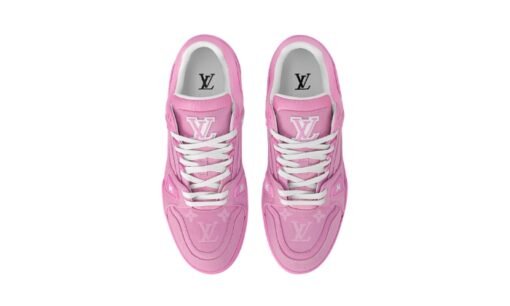 Louis Vuitton Trainer Sneaker Pink Réplica