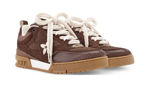 Louis Vuitton Skate Sneaker Brown Réplica
