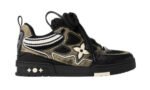 Louis Vuitton Skate Sneaker Black Green Snakeskin Réplica