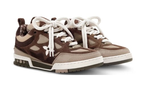 Louis Vuitton Skate Sneaker Brown Réplica
