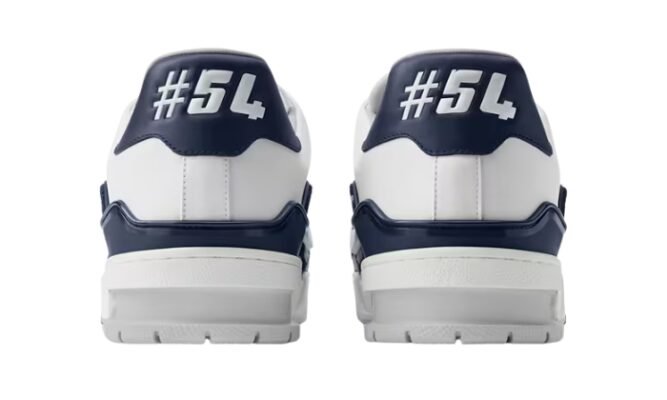 Louis Vuitton Trainer Sneaker White Navy Réplica