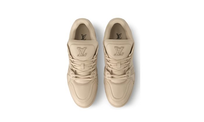 Louis Vuitton Trainer Sneaker Light Brown Réplica