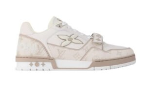 LOUIS VUITTON TRAINER SNEAKER BEIGE CREAM