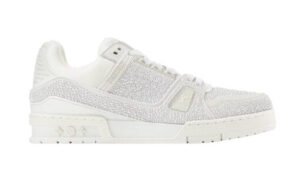 LOUIS VUITTON TRAINER SNEAKER WHITE CRYSTAL