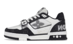 LOUIS VUITTON TRAINER SNEAKER BLACK WHITE