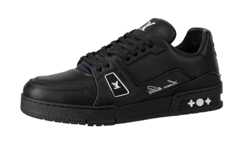 Louis Vuitton Trainer Sneaker Black White Réplica