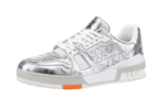 Louis Vuitton Trainer Sneaker Silver Réplica