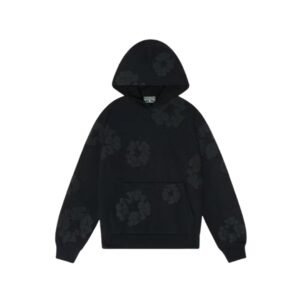 SUDADERA DENIM TEARS NEGRO