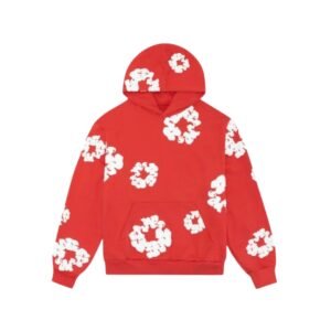 SUDADERA DENIM TEARS ROJO