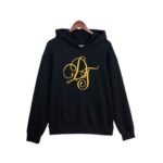 SUDADERA DENIM TEARS NEGRO DORADO