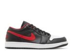 AIR JORDAN 1 LOW 'BLACK FIRE RED WHITE'