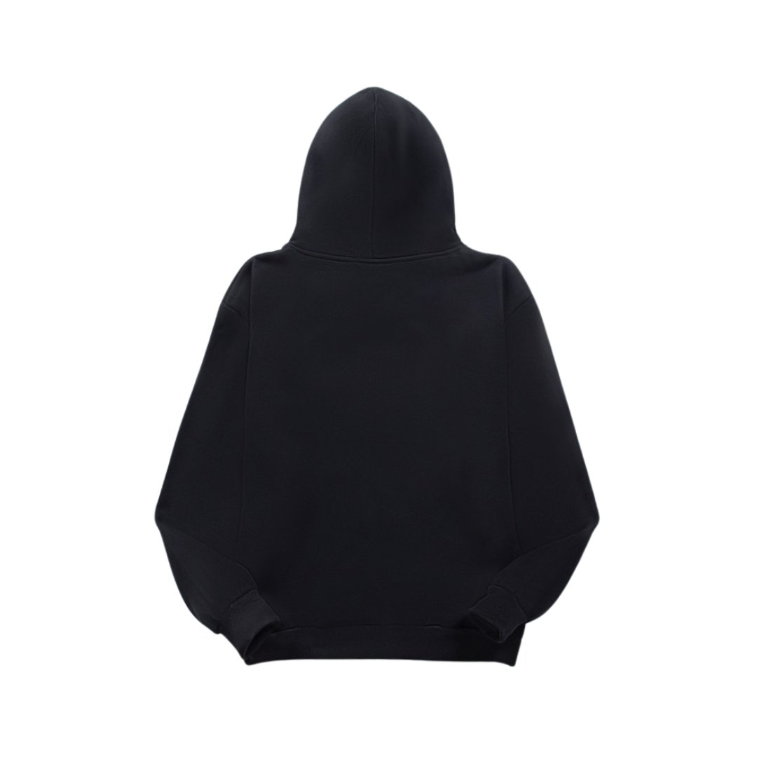 SUDADERA DENIM TEARS NEGRO BLANCO - Imagen 2