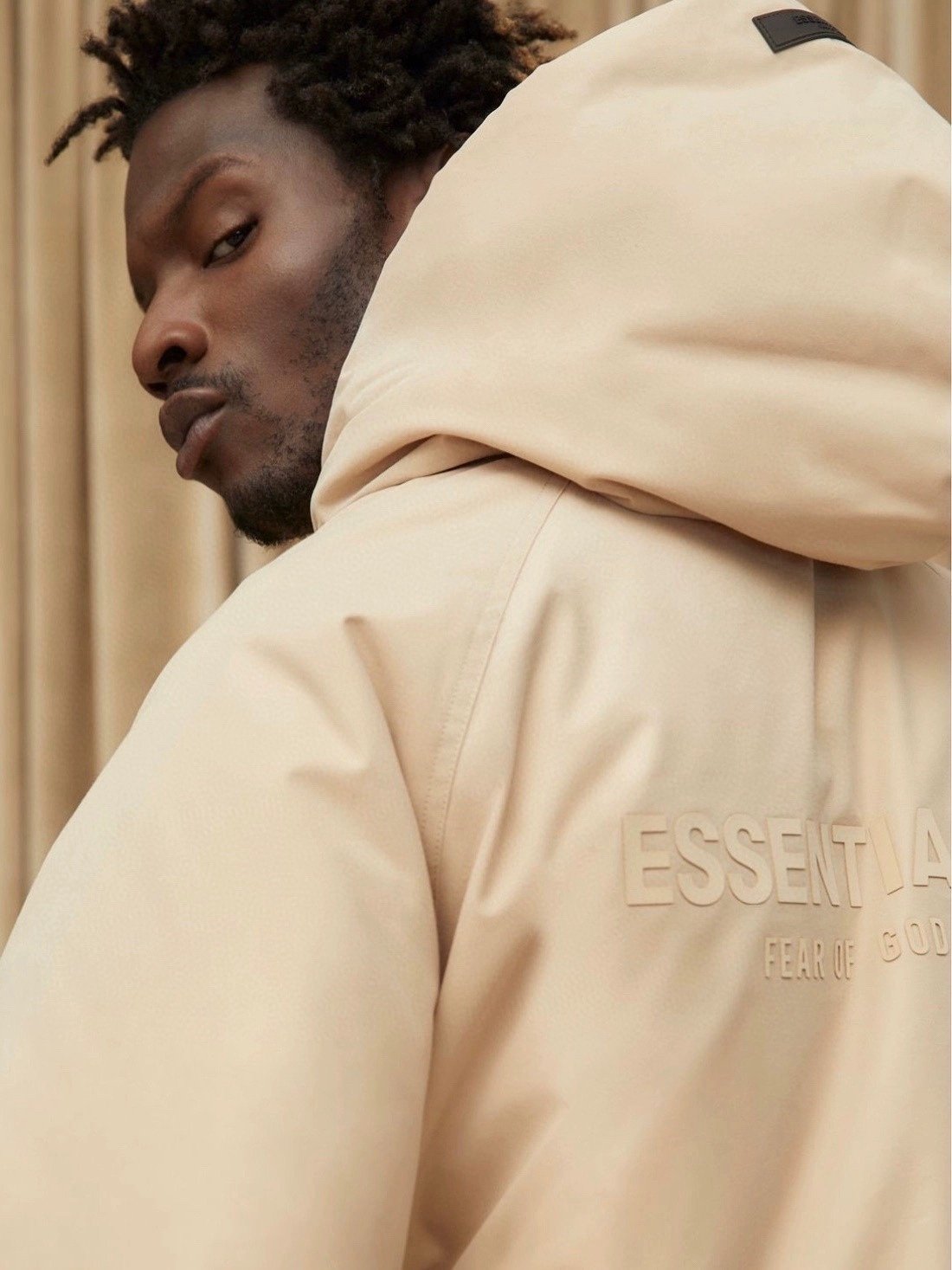CHAQUETA FEAR OF GOD - ESSENTIALS CREMA - Imagen 3