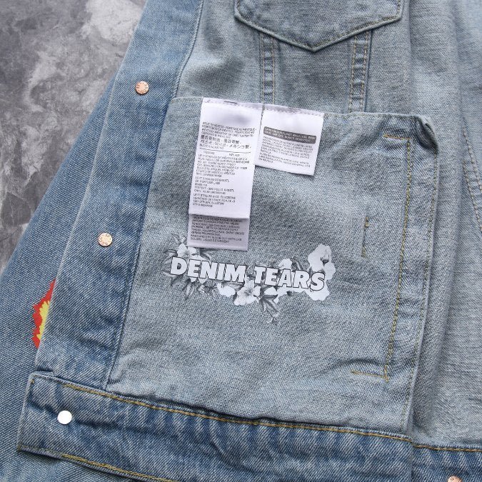 CHAQUETA DENIM TEARS - Imagen 8