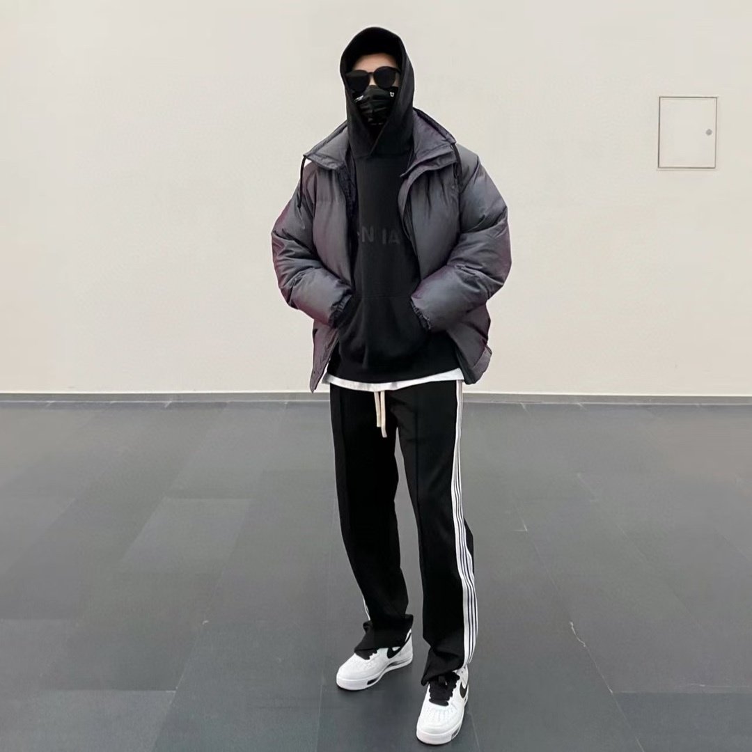 CHAQUETA FEAR OF GOD - ESSENTIALS GRIS OSCURO - Imagen 3