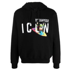 SUDADERA DSQUARED2 NEGRO