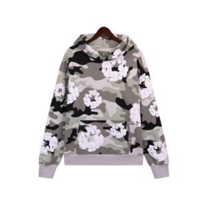 SUDADERA DENIM TEARS CAMUFLAJE GRIS
