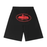 SHORTS CORTEIZ ALCATRAZ NEGRO ROJO