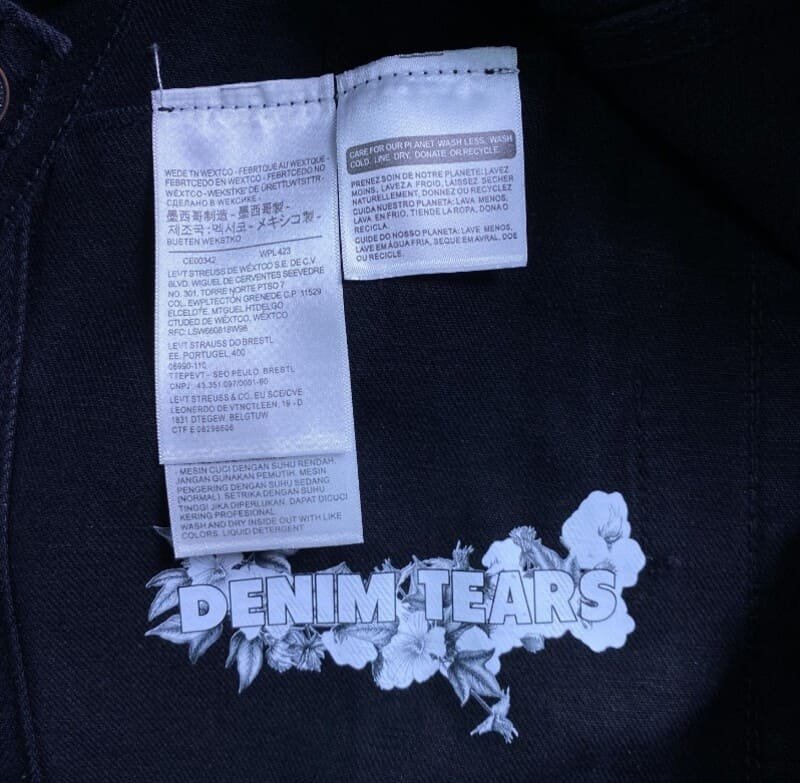 CHAQUETA DENIM TEARS - Imagen 8