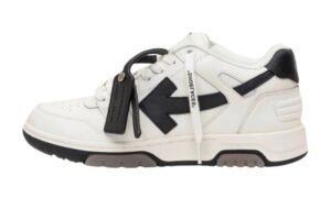 OFF-WHITE OUT OF OFFICE MM BLACK WHITE BLUE LOW TOP RÉPLICA