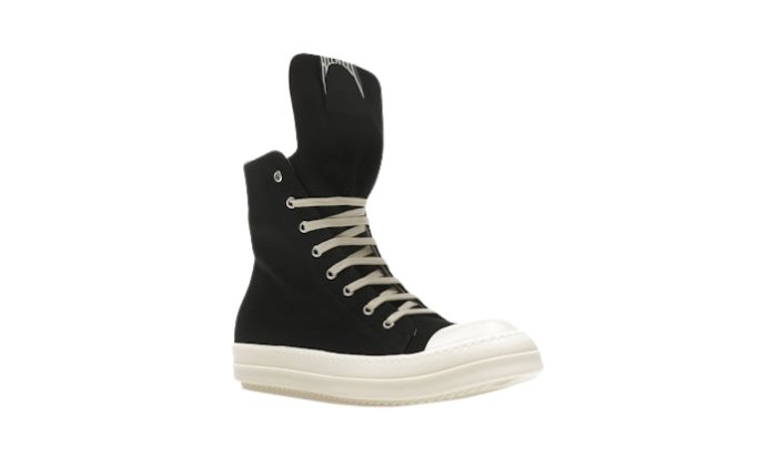 RICK OWENS HOLLYWOOD ALTAS NEGRAS LATTE - Imagen 2