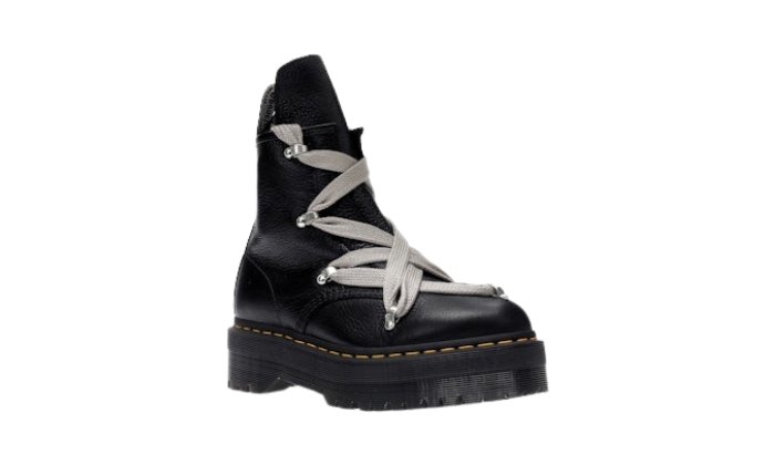 RICK OWENS PENTAGRAMMA CUERO NEGRAS - Imagen 2